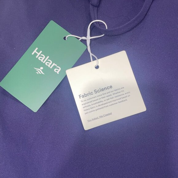 NWT Navy Blue Halara Easy Peezy Dress (Regular Length) - Picture 8 of 8